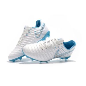 Kopačky Pánské Nike Tiempo Legend VII FG – bílá modrá